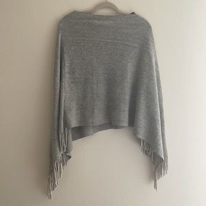 Steve Madden Striped Shrug Poncho
